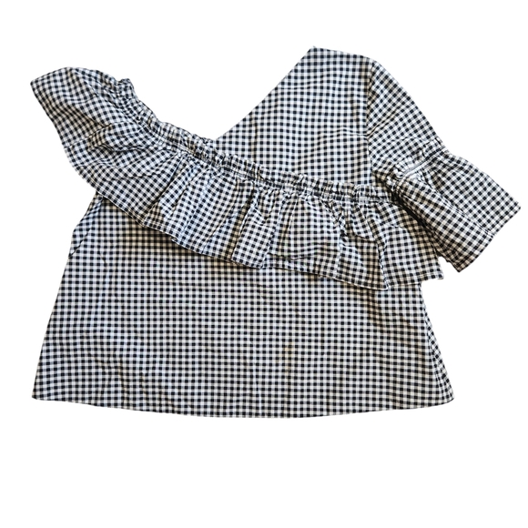 Top Shop Ruffle Top 6 - Picture 2 of 8